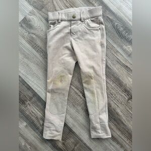 Ovation Tan Knee Patch Riding Breeches Pants Size 6